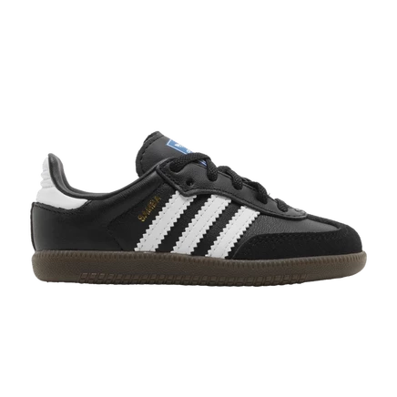 Кроссовки Adidas Samba OG I «Black White Gum», черные