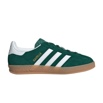 Кроссовки Adidas Gazelle Indoor J, зеленые