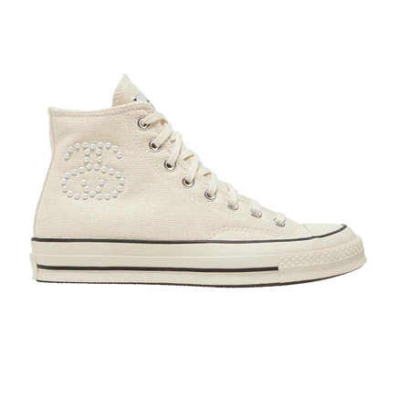 Мужские кроссовки Converse Chuck 70 High Stussy, бежевые