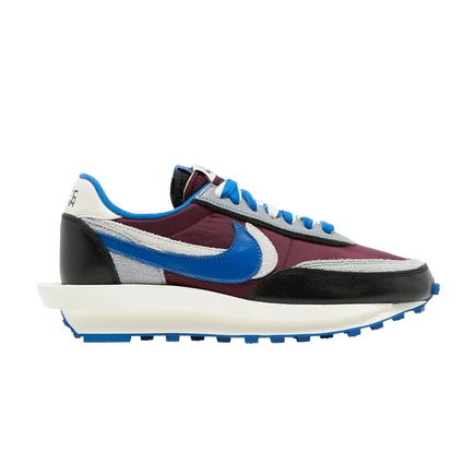 Кроссовки Nike sacai x Undercover LDWaffle, бордово-синие