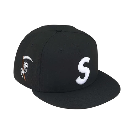 Кепка Supreme Reaper S Logo New Era, черная