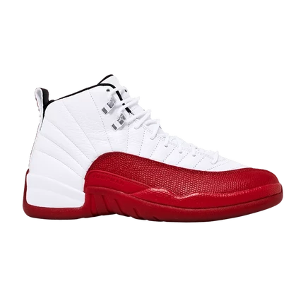 Кроссовки Air Jordan 12 Cherry 2023, белые