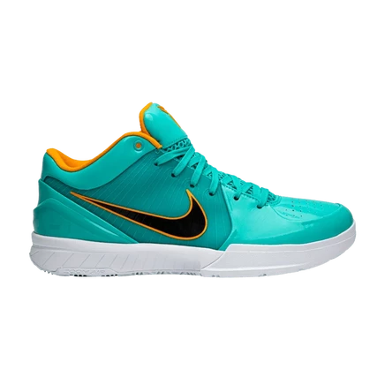 Кроссовки Nike x Undefeated Kobe 4 Protro, бирюзовые