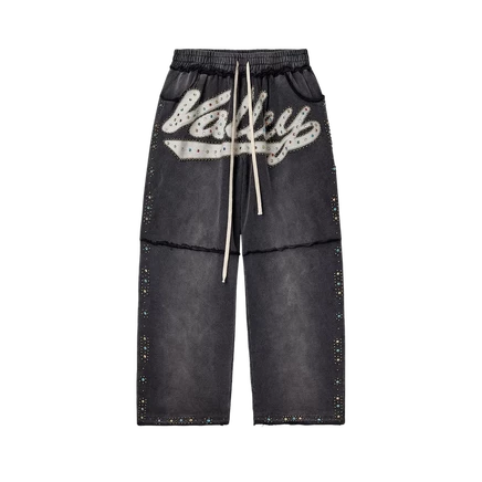 Штаны Vale Forever Skittle Sweats с декором, черные