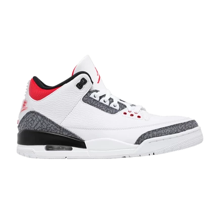 Кроссовки Air Jordan 3 SE-T Japan Exclusive, бело-красные