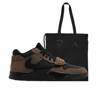Кроссовки air jordan jumpman jack tr с сумкой, коричневые