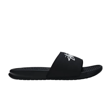 Мужские сланцы Nike Benassi Stussy Off Noir, черные
