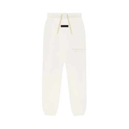Детские спортивные штаны Fear Of God Essentials Cloud Dancer, кремовые