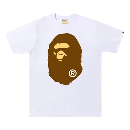 Футболка Bape Big Ape Head, белая