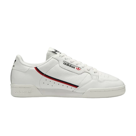 adidas Continental 80 'White Темно-красный' белый