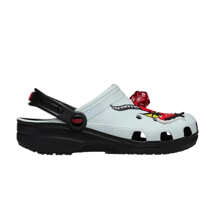 Унисекс кроксы Crocs Classic Clog «The Hellfire» из пеноматериала Croslite, белые