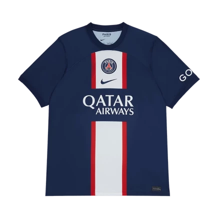 Домашняя футбольная майка Nike Paris Saint-Germain Stadium Dri-FIT 'Темно-синий /Белый' синего цвета