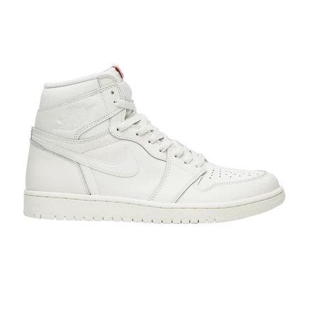 Кроссовки Air Jordan 1 Retro High OG «Sail», белые