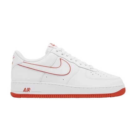 Кроссовки Nike Air Force 1 '07 «White Picante Red», белые