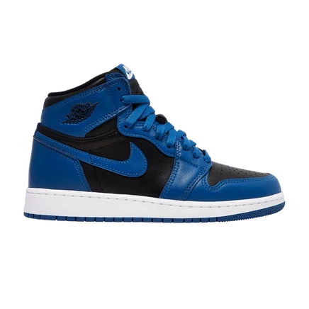 Детские кроссовки Air Jordan 1 Retro High OG, темно-синие