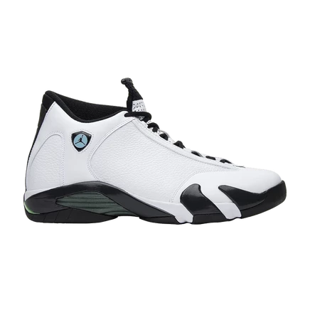 Кроссовки Air Jordan 14 Retro «Oxidized Green» 2016, белые