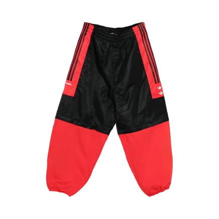 Мужские брюки Adidas x Willy Chavarria Gomez Zip-Off, черно-красные