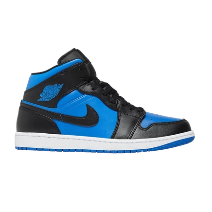Кроссовки Air Jordan 1 Mid, черно-синие