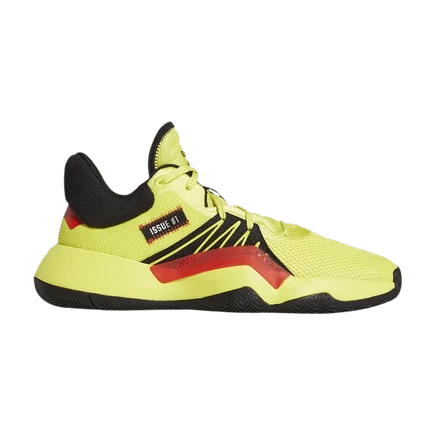 Мужские кроссовки Adidas D.O.N. Issue #1 «Shock Yellow», желтые