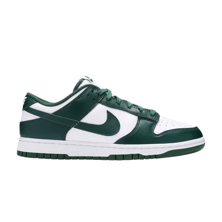 Кроссовки Nike Dunk Low Michigan State, зеленые