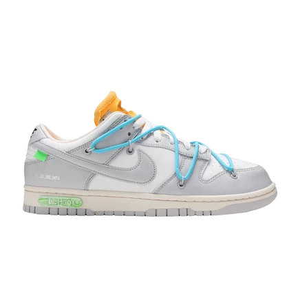 Кроссовки Off-White x Nike Dunk Low Lot 02 of 50, белые