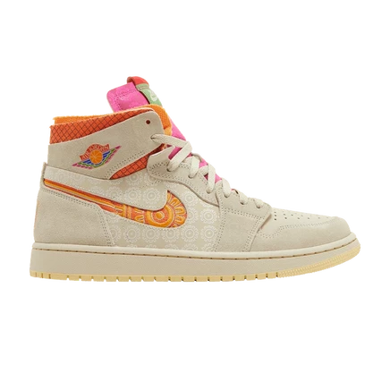 Кроссовки Air Jordan 1 High Zoom «Somos Familia», бежевые