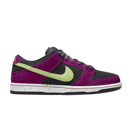 Кроссовки Nike Dunk Low Pro SB «Red Plum» замшевые, фиолетовые