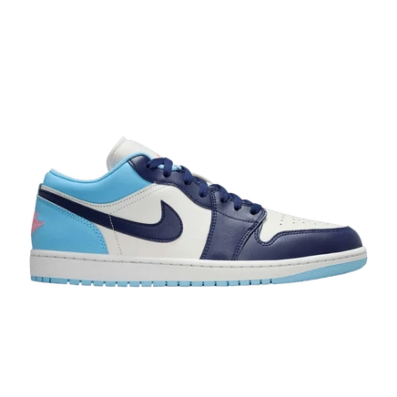 Кроссовки Air Jordan 1 Low «Blue Chill», голубые
