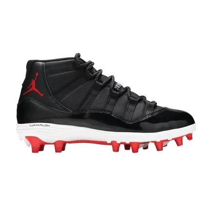 Бутсы Air Jordan 11 Retro Cleat, черно-красные