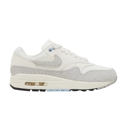 Кроссовки Nike Wmns Air Max 1 'Safari - Summit White' белые