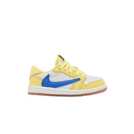 Кроссовки Travis Scott x Air Jordan 1 Retro Low OG SP TD, желтые