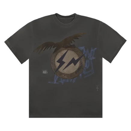 Футболка Cactus Jack by Travis Scott For Fragment Create, черная