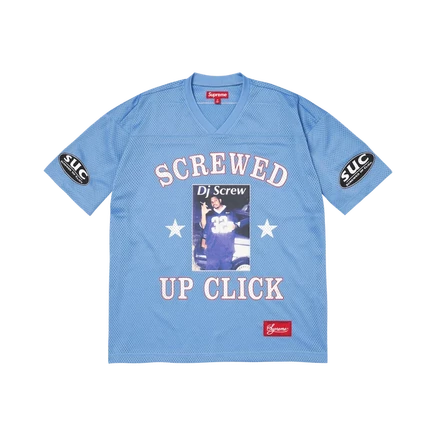Мужской джерси Supreme x DJ Screw Jersey, светло-голубой