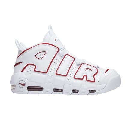 Кроссовки Nike Air More Uptempo 2018, бело-красные