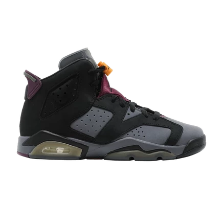 Детские кроссовки Air Jordan 6 Retro Bordeaux, черные