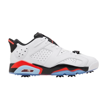 Кроссовки для гольфа Air Jordan 6 Low «White Infrared»