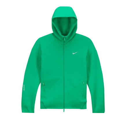 Худи nike x nocta tech fleece на молнии, зеленая