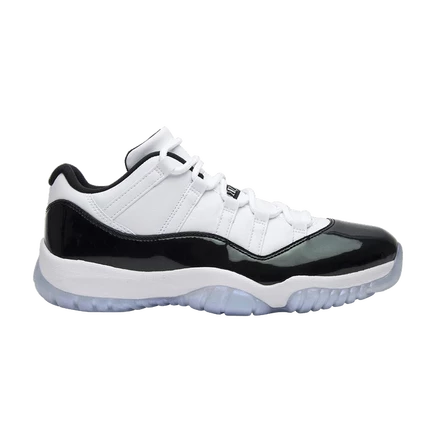 Кроссовки Air Jordan 11 Retro Low «Emerald», белые