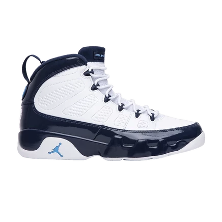 Мужские кроссовки Air Jordan 9 Retro UNC, голубые