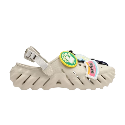 Мужские сабо Crocs NBA x Echo Clog, бежевые