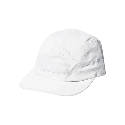 Кепка Supreme x MM6 Margiela Painted Camp Cap, белая