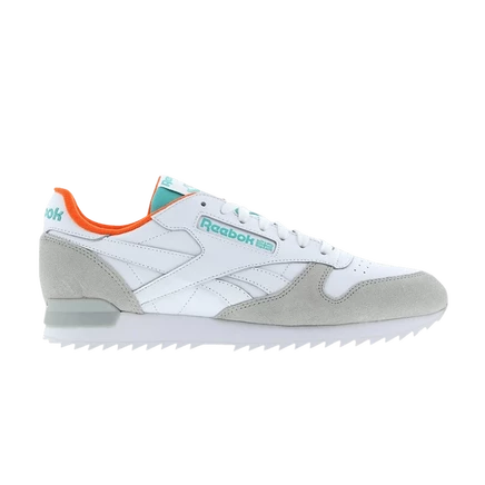 Кроссовки Reebok Classic Leather Ripple Clip SU, белые