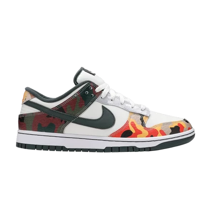 Кроссовки Nike Dunk Low SE Multi Camo, разноцветные