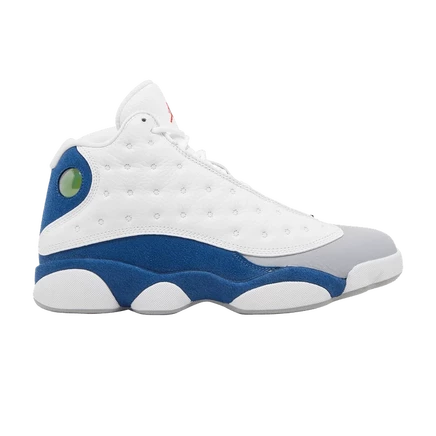 Кроссовки Air Jordan 13 Retro French Blue, бело-синие