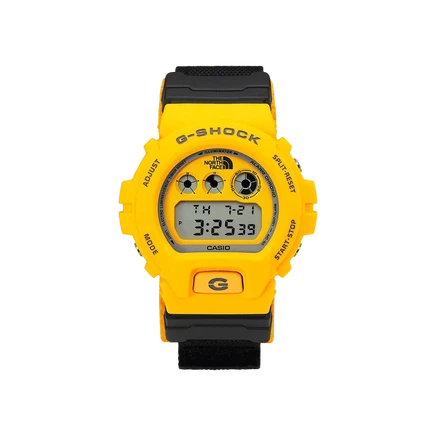 Мужские часы Supreme x The North Face x G-SHOCK, желтые