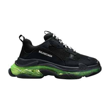 Кроссовки Balenciaga Triple S, черно-желтые
