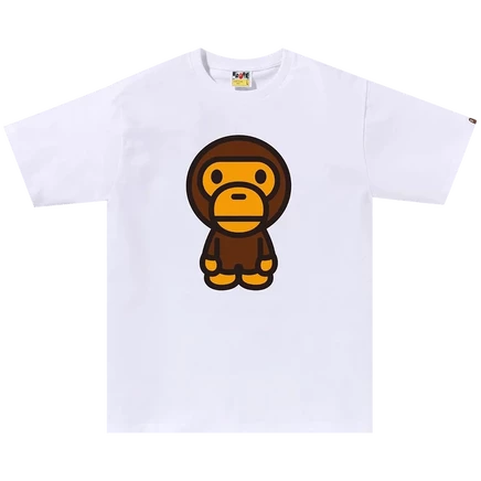 Футболка Bape Big Baby Milo, белая