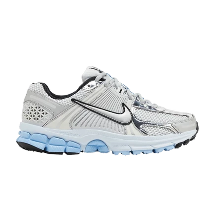 Женские беговые кроссовки Nike Air Zoom Vomero 5, серебристо-голубые