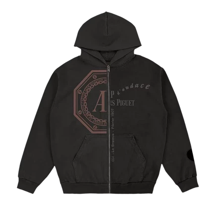 Толстовка с капюшоном Cactus Jack by Travis Scott x Audemars Piguet с раздельным логотипом на молнии 