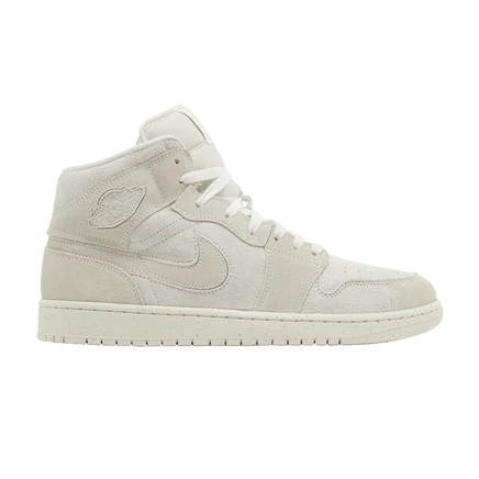 Кроссовки Air Jordan 1 Mid SE Craft, кремовые